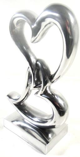 Metal Sculpture - Double Heart