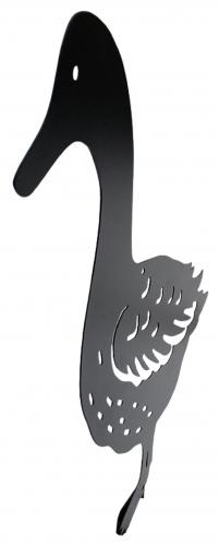 Metal Silhouette Animal Design SK Duck Garden Stake 