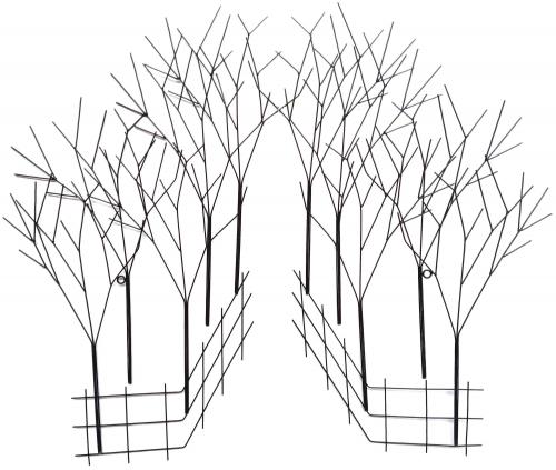 Metal Wall Art - Tree Lane Perspective