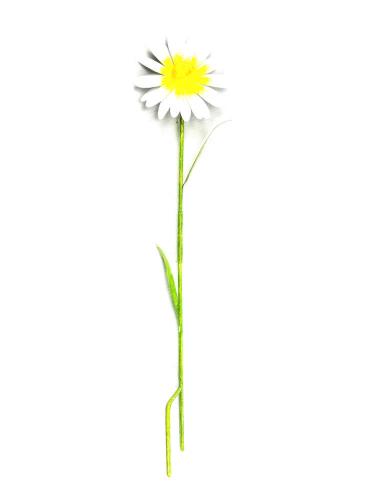 Small Metal Garden Flower Stake - Daisy Design