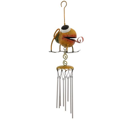 Small Metal Hanging Wind Chime - Frog