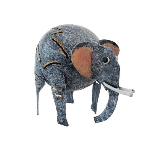 Small Metal Ornament - Elephant