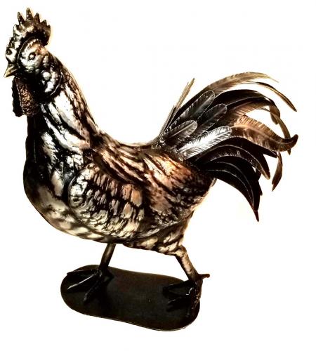 Stainless Steel Sculpture - Rooster