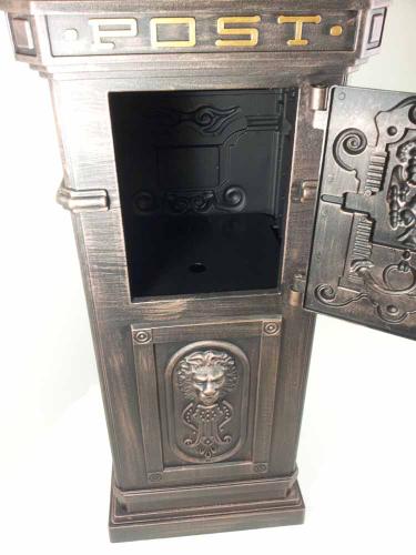 Vintage Bronze Grand Pillar Post Box COLLECTION ONLY
