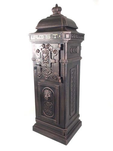 Vintage Bronze Grand Pillar Post Box COLLECTION ONLY