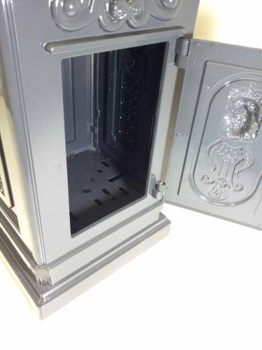 Vintage Grey Grand Pillar Post Box