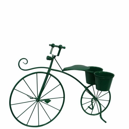 Vintage Style Bicycle Planter - Green