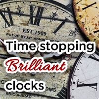 Our decorative clock range brings time to life 
