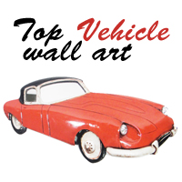 Turn your Vehicle Metal Wall Art into Top Gear